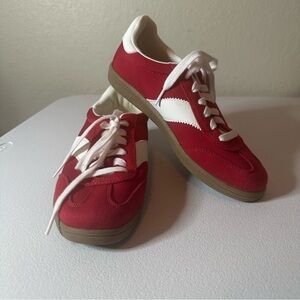 Universal Thread Red Sneakers with White Details